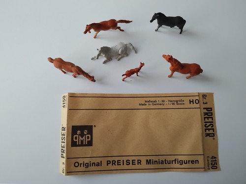 Preiser 4150 horses scale - ho,