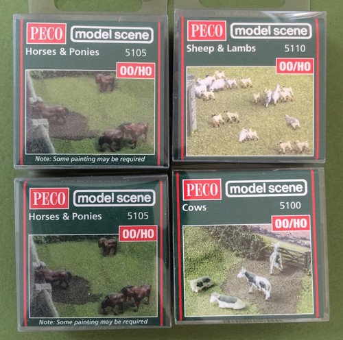Peco model scene 5100 cows - oo,