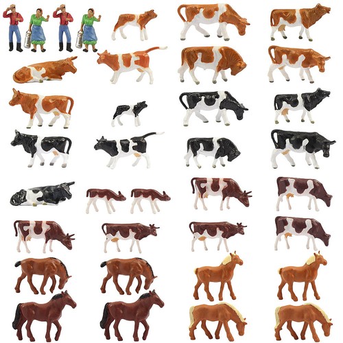 Model railway 36pcs - model, 1:87