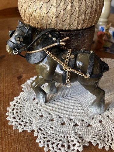 Vintage plastic shire horse - vintage,