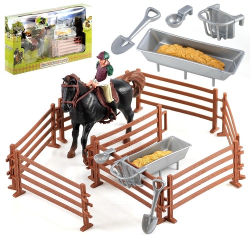 Horse rider playset with - playset,
