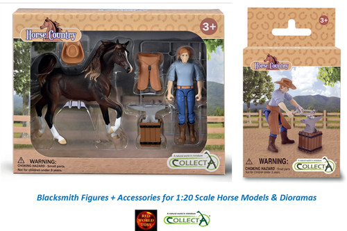 Blacksmith farrier figure - blacksmith,