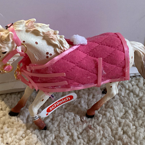 Pink quilted blanket and - blanket,