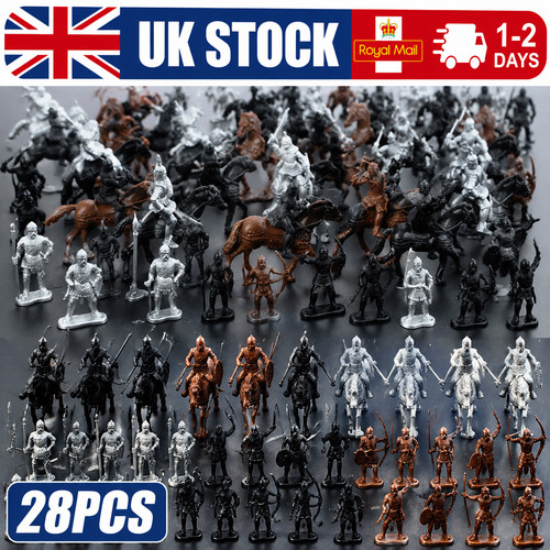 Pcs medieval knights horses - 28,